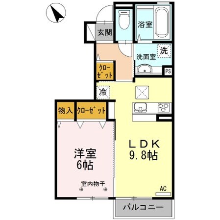 セジュール上徳間Ｃの物件間取画像